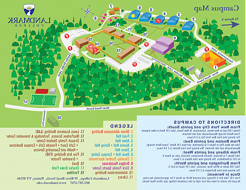 Map of Landmark College campus